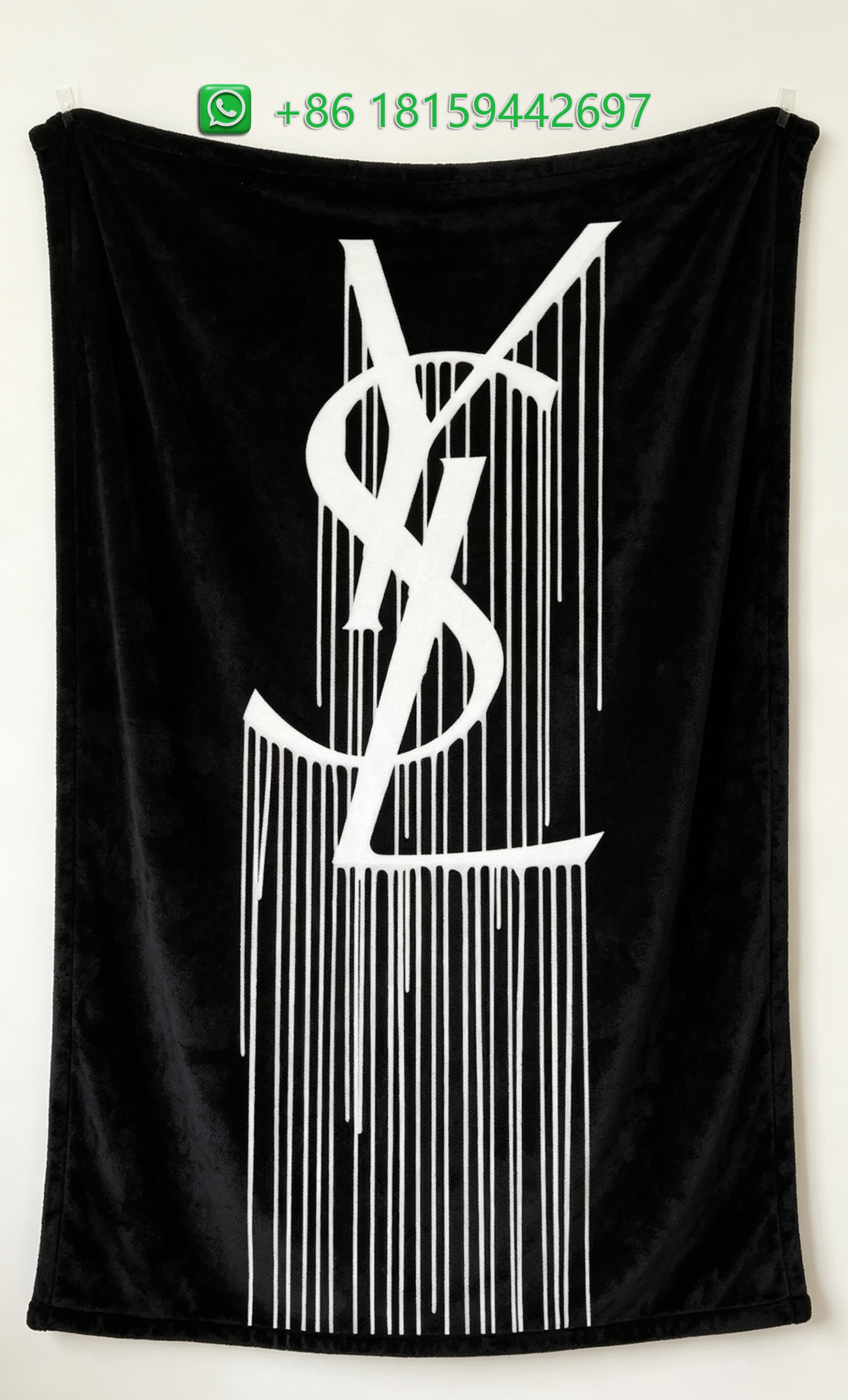 Yves Saint Laurent Throw Blankets